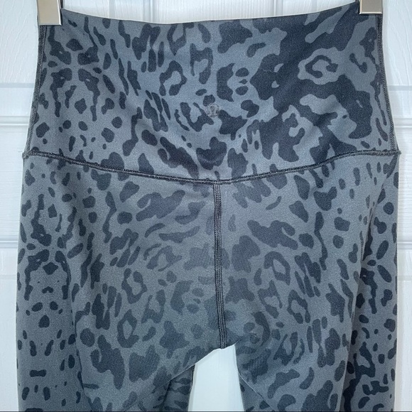 Lululemon Wunder Under Pant *Full-On Luon Animal Swirl Deep Coal Light 8 - Picture 8 of 11